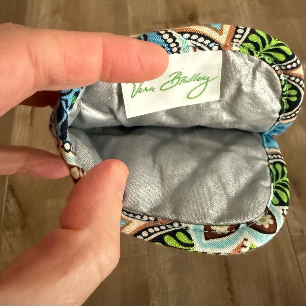 Vera Bradley‎ Bali Blue Curling Iron Holder Straightener Paisley Quilted - Picture 6 of 6